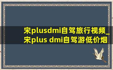 宋plusdmi自驾旅行视频_宋plus dmi自驾游(低价烟批发网)视频